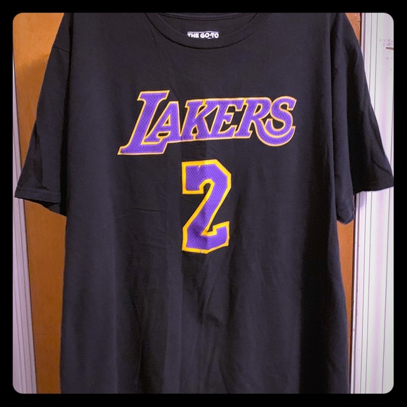 lakers t shirt black